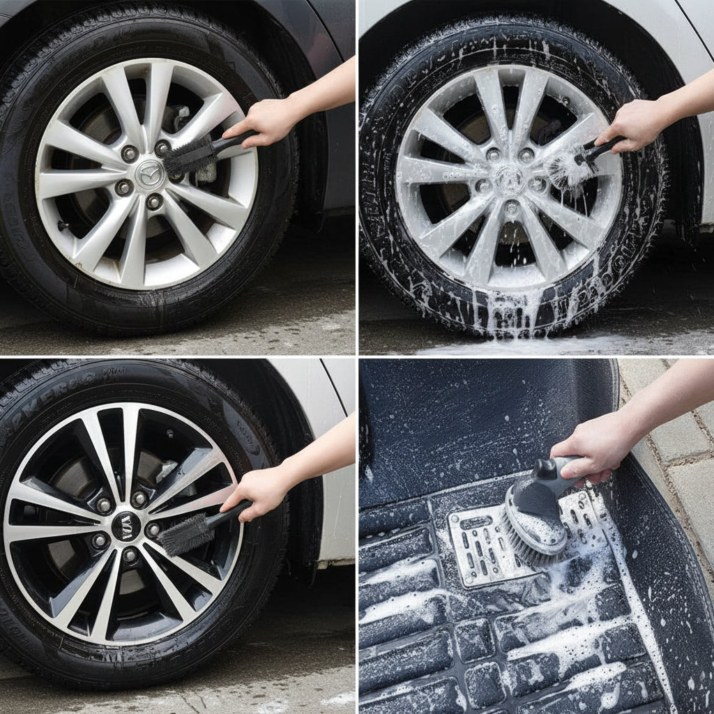 Car Cleaning Kit,Car Wash Kit,High Power Car Vacuum Car Interior Detailing Kit, with Microfiber Towels, Tire Brush, Wash Mitt,Sponge,Duster Brush Car Cleaning Tool