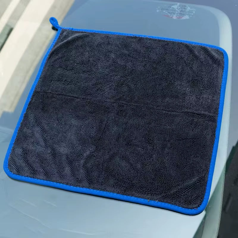 1Pc Extra Large Car Towel - Ultra Absorbent Soft Non-Shedding No Stripe Quick Dry Detailing Cloth 24X35 Inches
